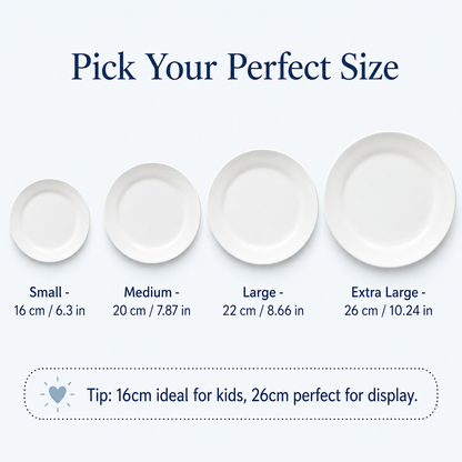 Personalized Hand-Painted Ceramic Birthday Plate - PN03