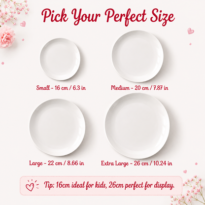 Personalized Hand-Painted Ceramic Birthday Plate - PN04