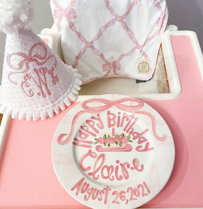 Personalized Hand-Painted Ceramic Birthday Plate - PN18