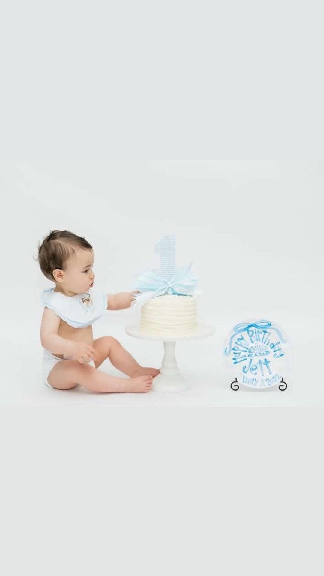 Personalized Hand-Painted Ceramic Birthday Plate - PN19
