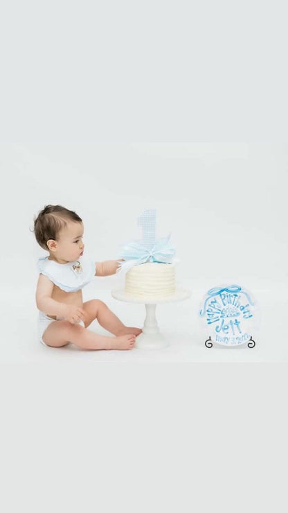 Personalized Hand-Painted Ceramic Birthday Plate - PN19