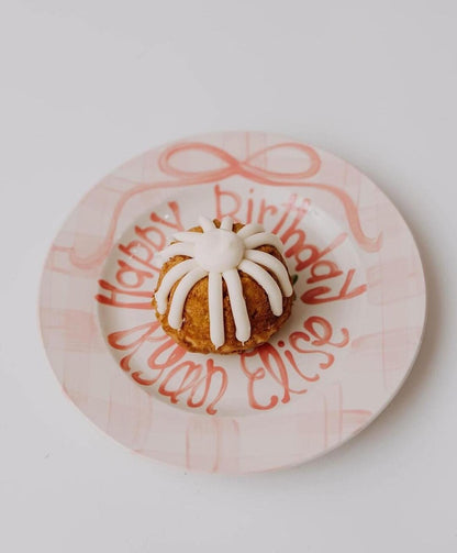 Personalized Hand-Painted Ceramic Birthday Plate - PN18