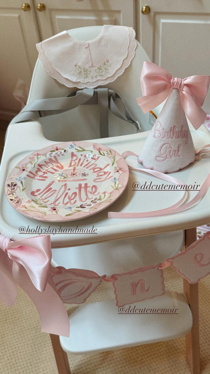 Personalized Hand-Painted Ceramic Birthday Plate - PN20