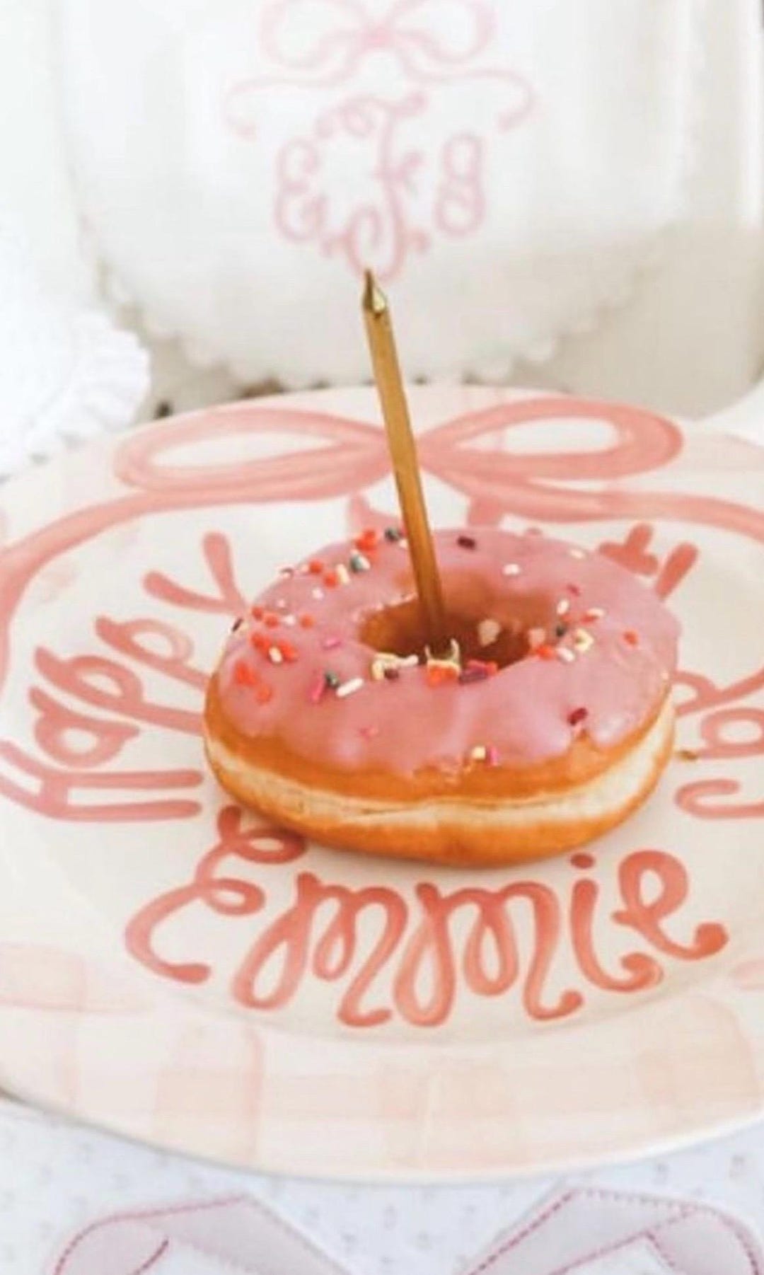Personalized Hand-Painted Ceramic Birthday Plate - PN18