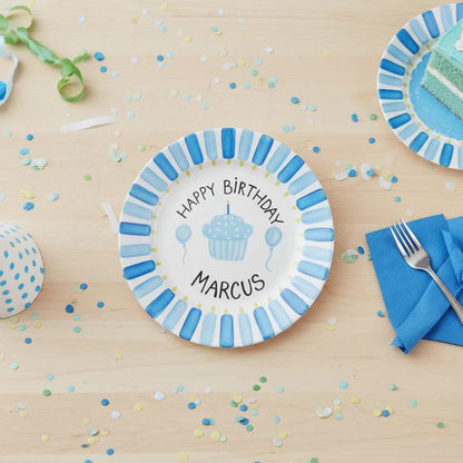 Personalized Hand-Painted Ceramic Birthday Plate - PN11