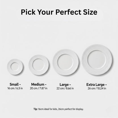 Personalized Hand-Painted Ceramic Birthday Plate - PN12