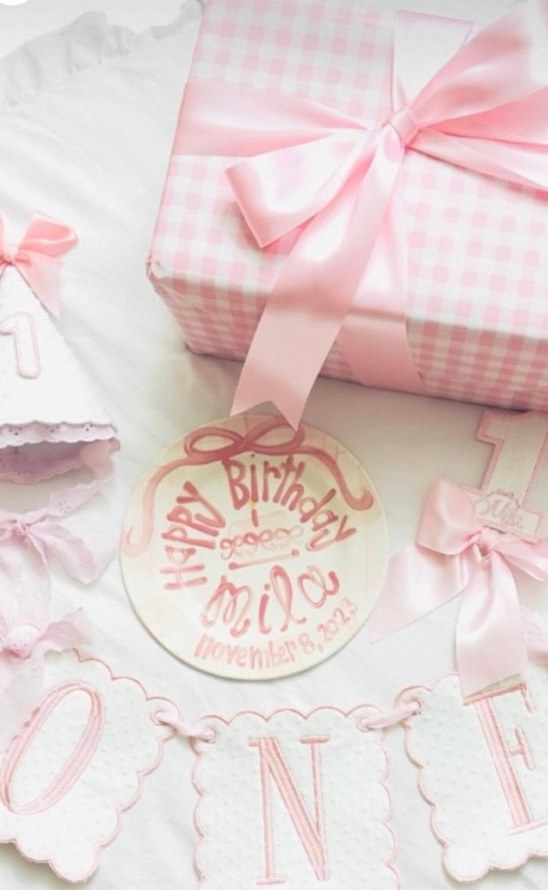 Personalized Hand-Painted Ceramic Birthday Plate - PN18