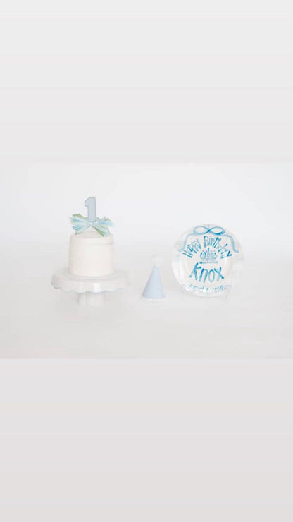 Personalized Hand-Painted Ceramic Birthday Plate - PN19