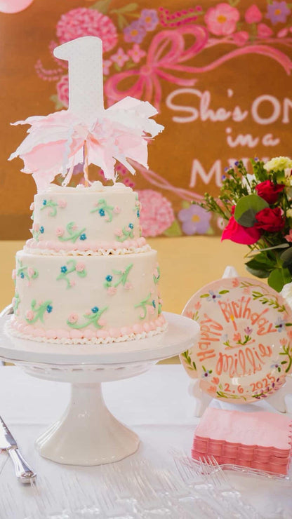 Personalized Hand-Painted Ceramic Birthday Plate - PN20