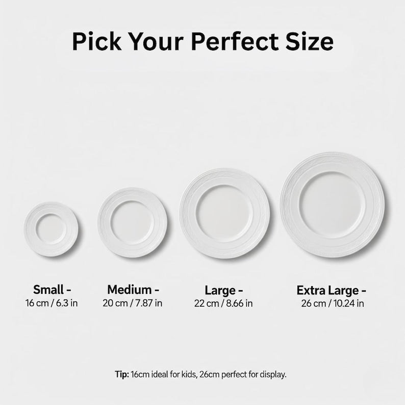 Personalized Hand-Painted Ceramic Birthday Plate - PN07