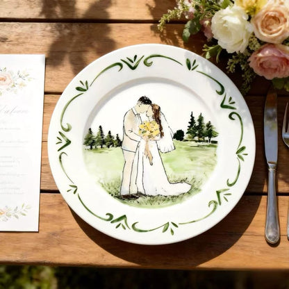 Custom photo plate style options
