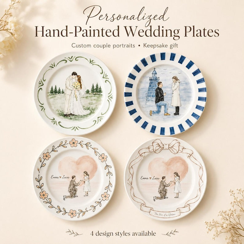 Anniversary ceramic keepsake plate